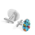 thumbnail image 3 of Turtle Stylish Stainless Steel Cufflinks Set for Dress Shirts - for Formal Events, 3 of 6