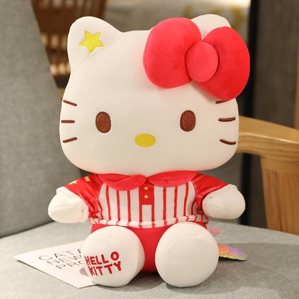 Kawaii Sanrioed-muñeco de peluche de Hello Kitty para niños, juguete creativo de Anime de animación, transformable, regalo de cumpleaños y Halloween qiuyongming unisex