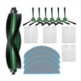 thumbnail image 2 of Cepillo Lateral Principal, Filtro HEPA y Almohadilla de Fregado para Aspiradora Robot para Essential Q0120, Y0140, Q0520, Q011 y Y0110., 2 of 5