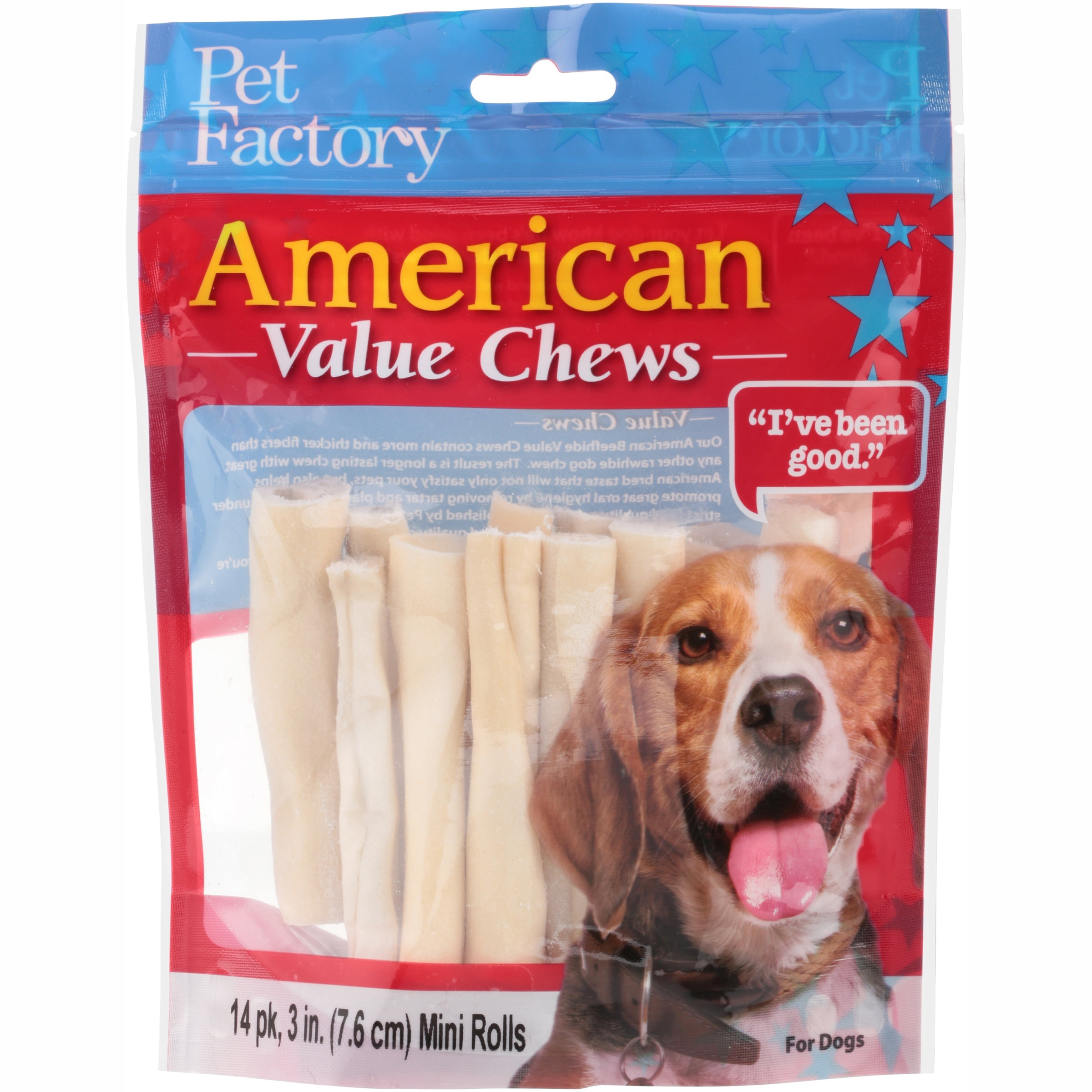 Pet Factory American Value Chews Mini Dog Chews(14 Count)