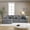 Grey, variant on YWEN 108" Boneless Cloud Sectional Couches for Living Room, Comfy Fluffy L Shaped Memory Foam Deep Seat Boneless Couch, Modular Sectional Sofa with Left Facing Chaise