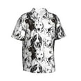 thumbnail image 2 of Fotbe Labrador Retriever Dog Hawaiian Shirt for Men Unisex Summer Beach Casual Short Sleeve Cotton Linen Button Down Shirts-XX-Large, 2 of 9
