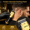thumbnail image 3 of HOTU Hair Clippers for Men, 20Pcs 2-in-1 Cordless Clippers and Trimmer Beard Set with LCD Display, Professional Barber Clippers Set for Home, 3 of 12