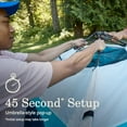 thumbnail image 3 of Coleman 4-Person Camping Tent, Pop-Up Camp Burst, Quick 45s Setup, with Dark Room Option, Waterproof, 360° Views, Resist Winds up to 35 mph, 3 of 5