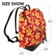 thumbnail image 2 of Balery Red Vintage Flowers Mochila de Cuero para Mujeres, Gran Capacidad, Bolsa de Viaje Multifuncional, Mochila de Cuero y Bolsa de Hombro para Mujeres, 2 of 4