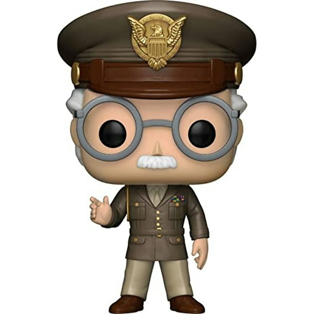 Funko Pop Movies: Capitán América - Figura coleccionable de Stan Lee, Multicolor Funko Funko
