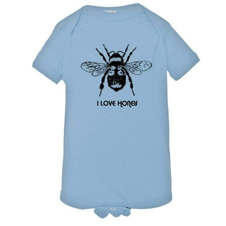 

PleaseMeTees™ Baby Save The I Love Honey Bees HQ Jumpsuit