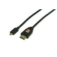thumbnail image 2 of Pro 6' / 1.82m HDMI Micro D to HDMI A Cable, Black, 2 of 3