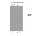 thumbnail image 2 of Swan Comfort Luxury Turkish Cotton Bath Towel Ultra Absorbent and Soft 73" x 35.5" - Light Gray, 2 of 6