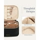 thumbnail image 5 of Bolsa de maquillaje Prite de gran capacidad impermeable con asa negra, 5 of 7