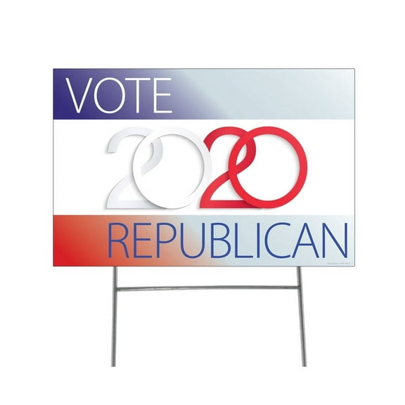 Presidential Election Vote Republican Yard Sign, 23" x 15"