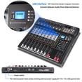 thumbnail image 2 of Mesa de sonido mezcladora Depusheng DT8, 8 canales USB, color negro, 2 of 9