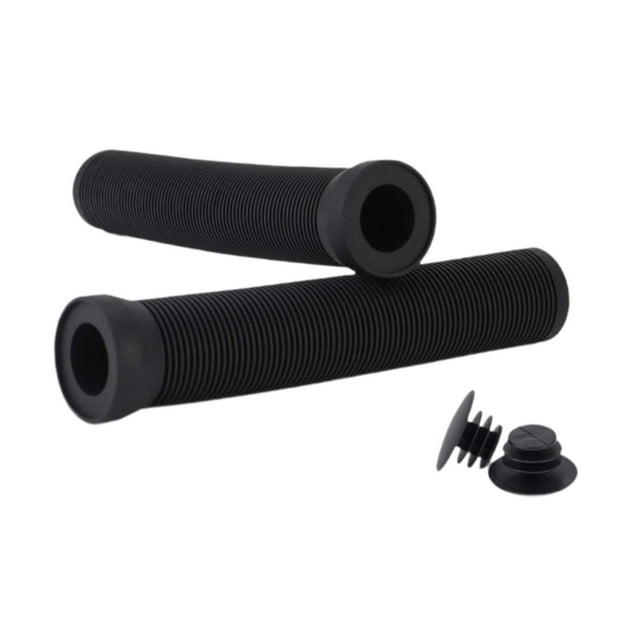 2 piezas de puños para manillar de bicicleta, puños portátiles de goma suave de 2,2 cm de diámetro. negro