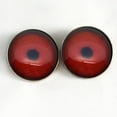 thumbnail image 3 of Dark Red Loon Bird Sew-On Button Glass Eyes, 3 of 8