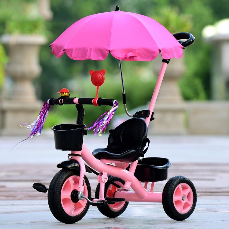 tricycle stroller with rubber wheels