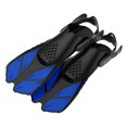 thumbnail image 1 of 2x Bas de Natation Flexibles Talon Ouvert Taille Professionnelle Bleu, 1 of 7