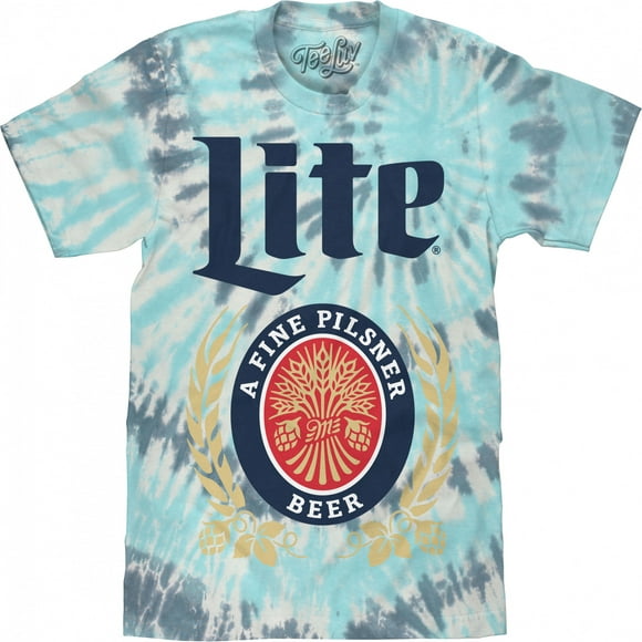 Miller Lite T-Shirt Teinture sur Nœuds à Logo - Petit