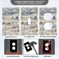 thumbnail image 3 of Yayeee Blank Wall Plate Cover 1-Gang 4.5"x2.7" Home Unused Decorative Outlet, Snowy Mountains, 3 of 7