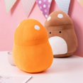 thumbnail image 2 of Divertida almohada de peluche con forma de hongo, bonito muñeco de peluche para abrazar para bebés, niñas, cumpleaños, dormitorio, sofá, asiento de coche, decoración, 24 cm, marrón, 24 cm, marrón, 2 of 5