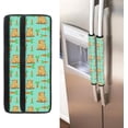 thumbnail image 2 of NETILGEN Groundhog 2 Pieces Refrigerator Door Handle Cover Non-Slip Fridge Door Protective for Oven Dishwasher Kitchen Appliance Covers,Keep Your Kitchen Clean from Smudges, 2 of 6