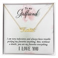 thumbnail image 4 of Custom Name Necklace - I am Indecisive Girlfriend, 4 of 10