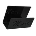 thumbnail image 5 of WHAMVOX Acrylic Mail Holder Mail Organizer Countertop Unique File Storage Holder Letter Envelope Storage Rack Letter Holder for Desk Acrylic Practical Mail Organizer Reusable Letter Holder, 5 of 8