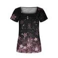 thumbnail image 4 of Kayannuo Short Sleeve Womens Tops Graphic Tees Women Valentine's Day Women Fashion Printed Casual V-Neck Short Sleeve Loose T-Shirt Blouse Tops, 4 of 4