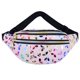 thumbnail image 1 of Riñonera de moda con doble cremallera, bandolera multifuncional repelente al aguaRosa, 1 of 1
