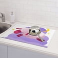 thumbnail image 6 of ZNDUO Absorbent Dish Drying Mat, Microfiber Cartoon Sheep Pattern Dish Drying Pad for Kitchen Counter, 24 x 18 Inch, 6 of 8