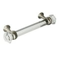 thumbnail image 1 of CKP #G-60 Elegance Collection 4 in. (102mm) Glass Pull, Clear with Brushed Nickel Base, 1 of 4