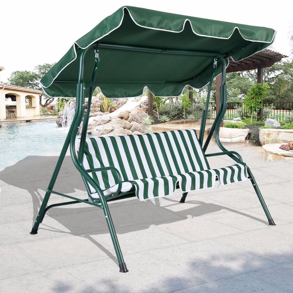 US Outdoor Garden Patio Swing Canopy Seat Top Waterproof Sunshade Cover Replace 