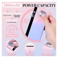 thumbnail image 2 of 35000RPM Rechargeable Nail Drill Manicure Machine With Pause Mode, Electric Nail Sander For Nail Gel Polish, Nail Salon Equipment ,Lightweight and Portable, 2 of 6