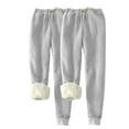 thumbnail image 2 of CFLVAEK 2 PC Fleece Lined Sweatpants for Women Plus Size Warm Fall Winter Sweatpant Casual Drawstring Waisted Baggy Lounge Pants with Pockets Gray XXXXXL, 2 of 6