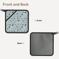 thumbnail image 2 of Xecao Cartoon Doodle Puppy for Silicone Trivet Mats - Heat Resistant Pot Holders, Multipurpose Non-Slip Hot Pads, 2 of 8