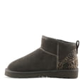 thumbnail image 4 of L'Artiste BRANDAI Shearling-Lined Ankle Boot – Embossed Leather & Suede Slip-On with Whipstitch Detail, 4 of 9