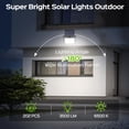 thumbnail image 3 of Luces solares para exteriores Adiding, 3500 LM, LED Flood, paquete de 2, 3 of 6