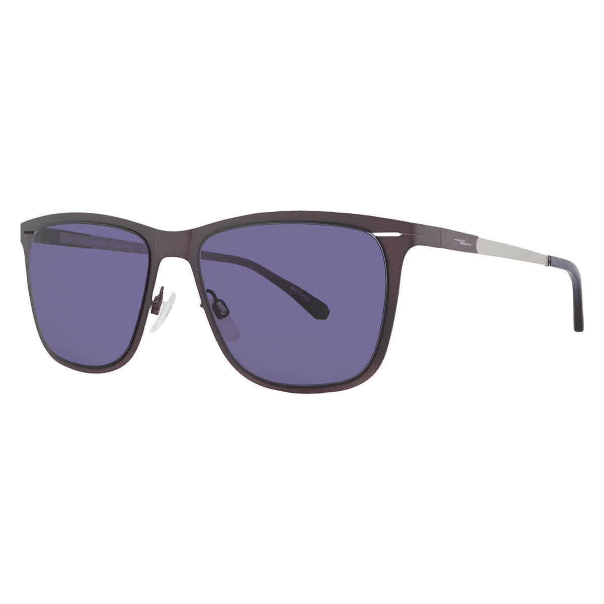 Lacoste Men's Square Sunglasses L817S 001 57, Grey Lenses, Black