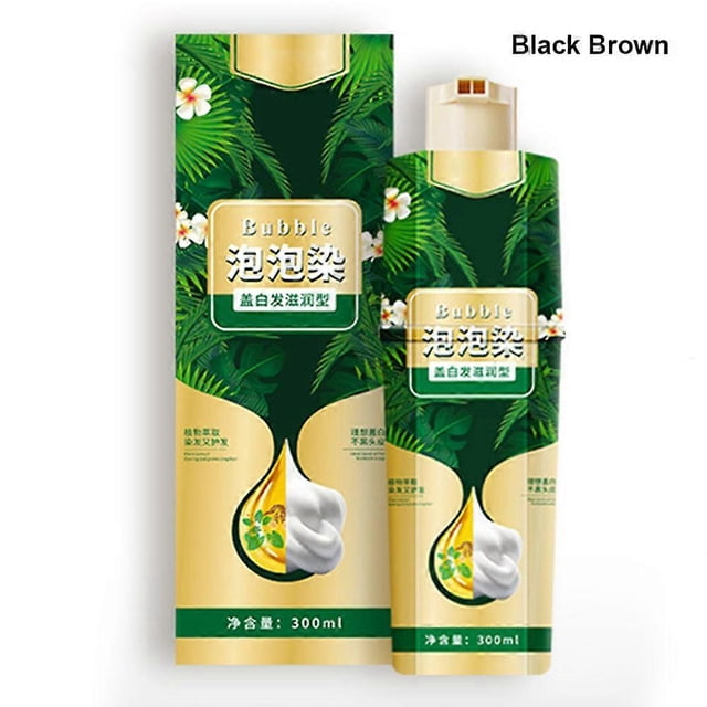 Home Hair Coloring Dyes Cream Rich Bubble Efficient Hair Coloring Cream for Women Men