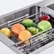 thumbnail image 1 of Estante escurridor para fregadero de cocina de acero inoxidable, pequeño, gris (engrosado), 1 of 5