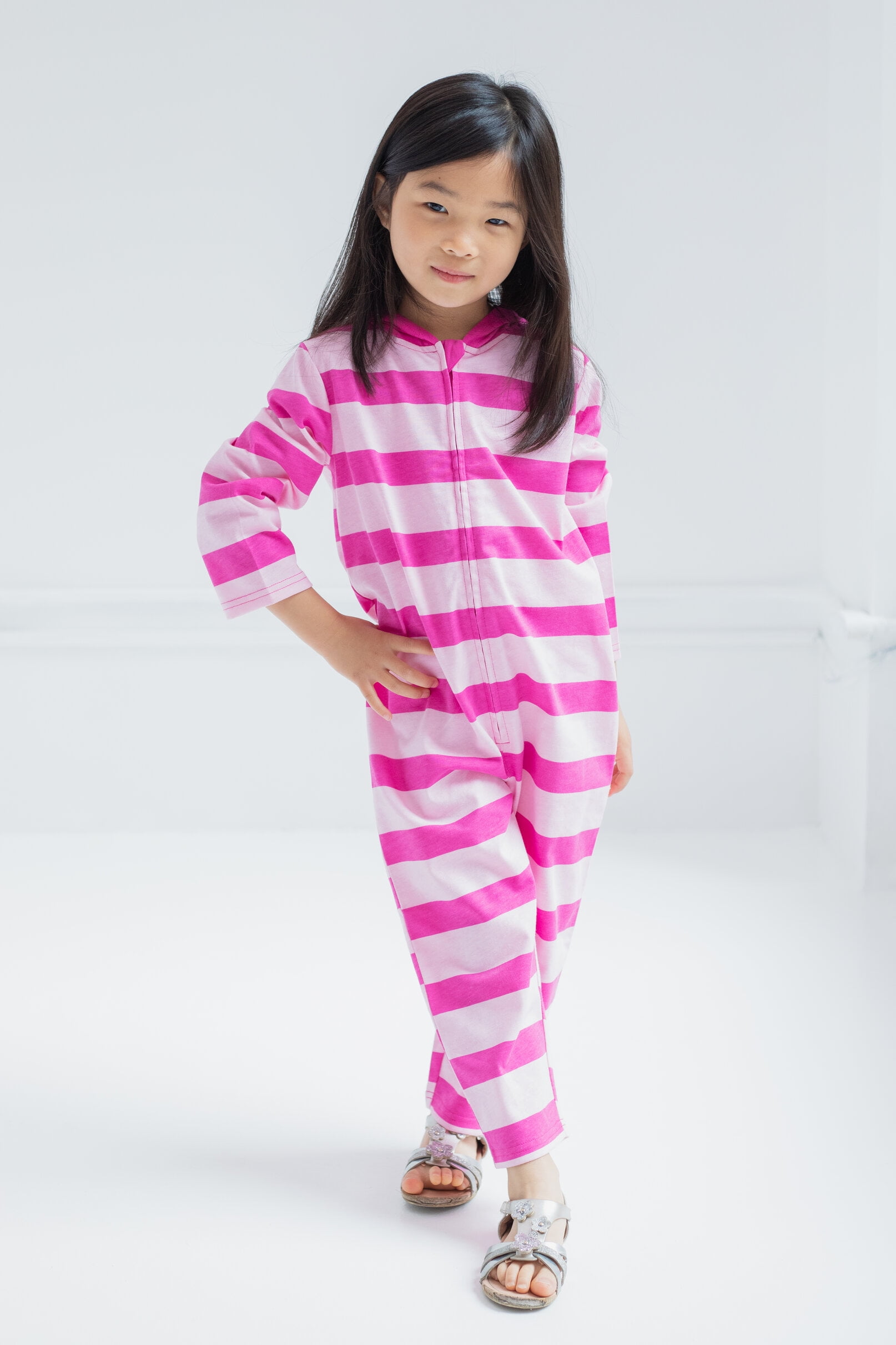 Disney Alice in Wonderland Cheshire Cat Infant Baby Boys Zip Up Coverall Tail Pink 18 Months
