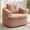 Pink, variant on Harper & Bright Designs Swivel Accent Chair, Small Chenille Barrel Chair with Dual-layer Cushion, Round Armchair Single Sofa Chair for Living Room, Pink