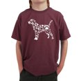 thumbnail image 1 of Boy's Word Art T-shirt - Dog Paw Prints, 1 of 2