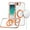 Orange, variant on For iPhone 17E / 16E / SE4 Matching Color Frame Strong Magnetic Ring Circle Transparent HQ Thick Hybrid - Purple