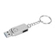 thumbnail image 5 of Memoria USB 3.0 resistente al agua, almacenamiento de datos, disco U de alta velocidad para documentos, música, 128 GB, 5 of 12