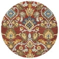 thumbnail image 4 of SAFAVIEH Blossom Lennon Floral Wool Runner Rug, Red/Multi, 2'3" x 10', 4 of 5