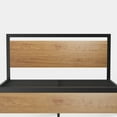 thumbnail image 3 of Full Size Bed Frame Steady Steel Platform with Wood Headboard/Footboard, 3 of 9