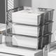 thumbnail image 3 of Organizador De Escritorio Apilable Transparente, Organizador De Papelería De Escritorio, Estante Apilable, Almacenamiento Categorizado Para Libros Y Artículos Diversos, 3 of 7