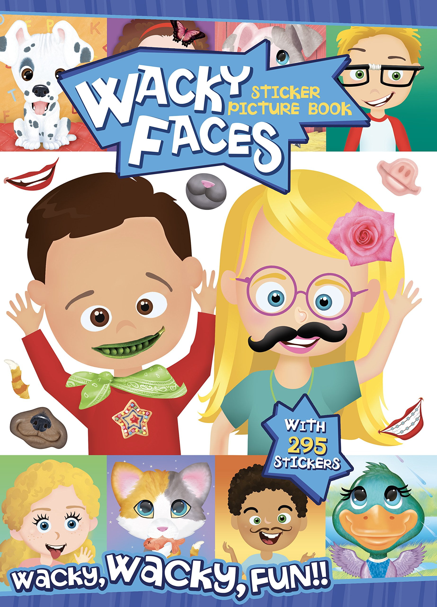 Bendon CreateAFace Sticker Pad (Wacky Faces)
