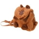 thumbnail image 1 of Mochila de peluche de capibara, bolso cruzado multifuncional para niñas, bolso de viaje portátil para la escuela y uso diario, lindo bolso cruzado de peluche con correas ajustables, 1 of 7