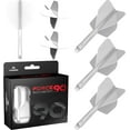 thumbnail image 1 of WWS-Force 90 | Integrated Precision Moulded Dart Flight And Shaft System, Pack of 3 Professional Highly Durable 2-In-1 Combined Dart Flights And Stems | Standard No.6, 1 of 4